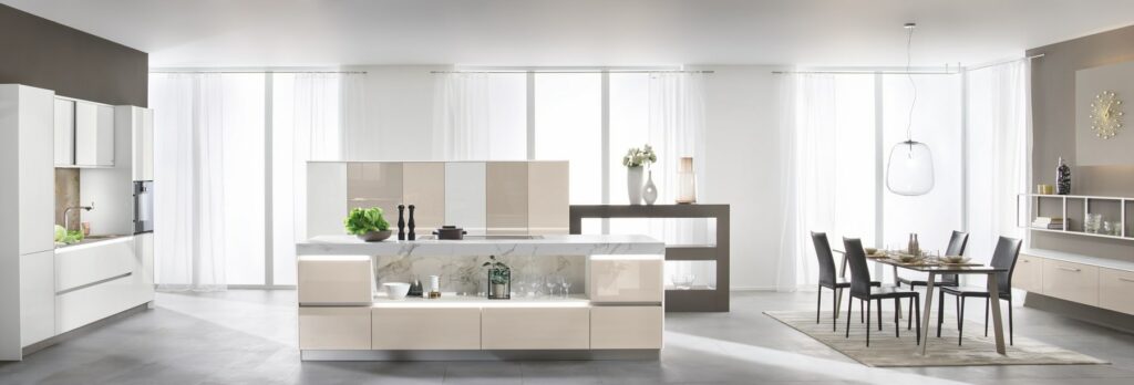Ballerina Moden Light Gloss Kitchen | Totally Kitchens, Southampton