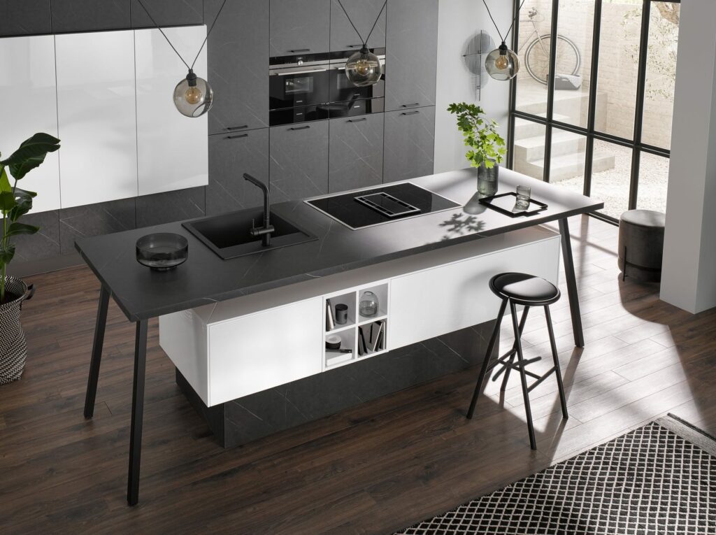 Modern Ceramic Kitchen With Island | ColeRoberts, Loughborough
