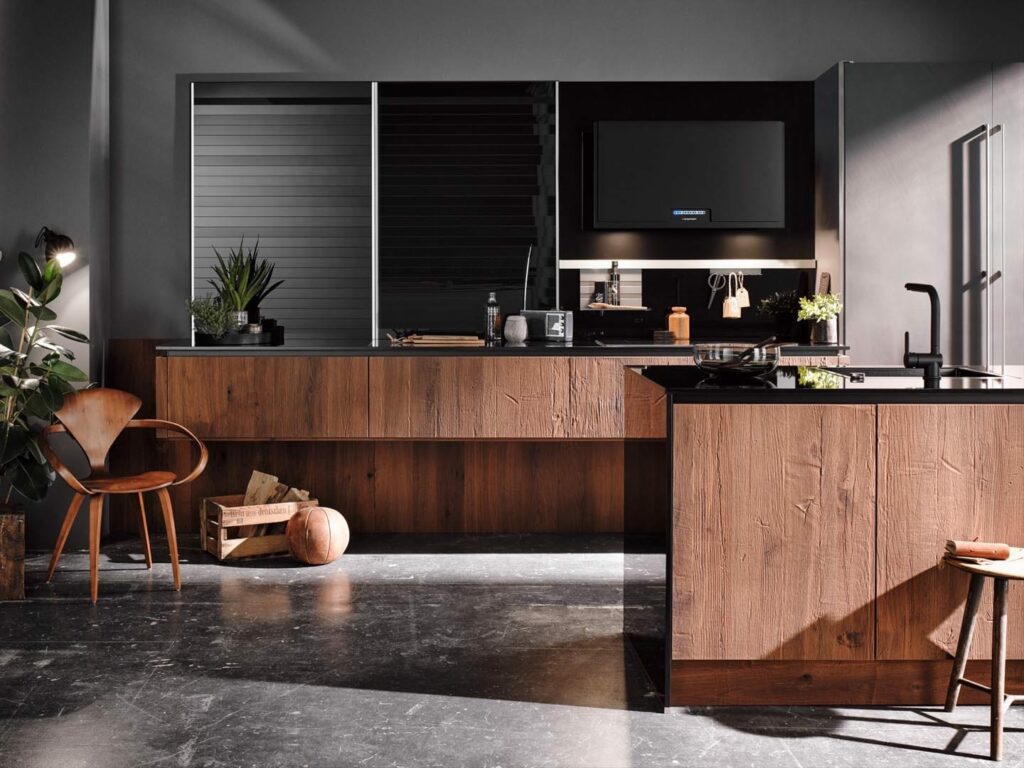 Modern Rough Wood Kitchen | ColeRoberts, Loughborough