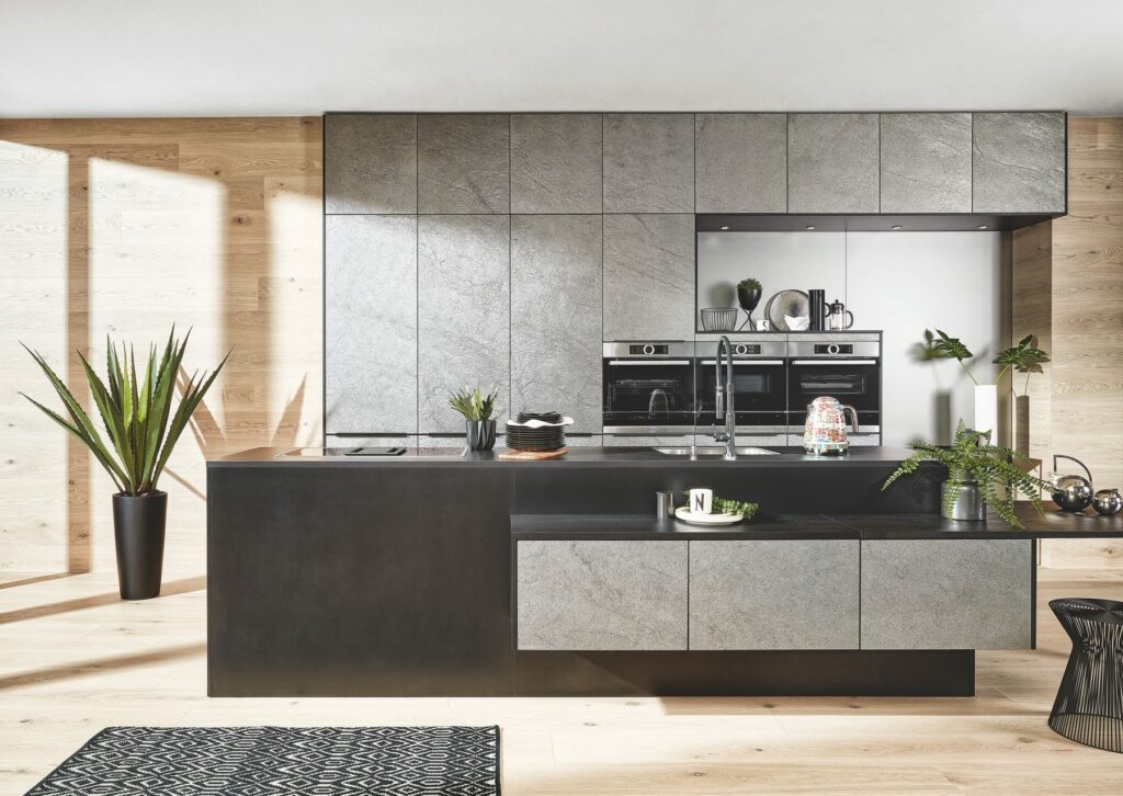 Stone Grey Handleless Kitchen | ColeRoberts, Loughborough