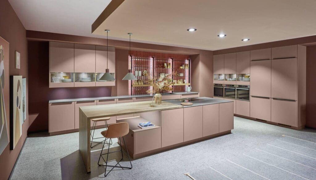 Pastel kitchen tones by Nobilia German kitchens by Square