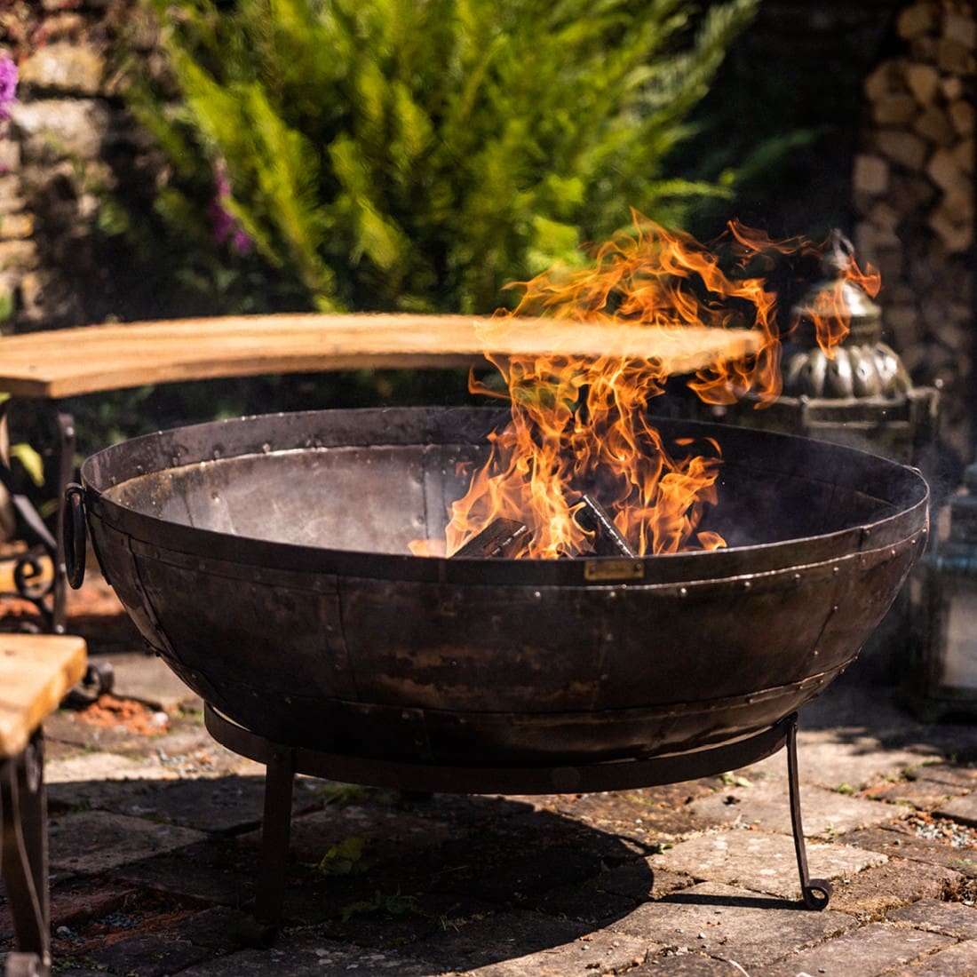 Large Recycled Kadai - 100cm - Image 3