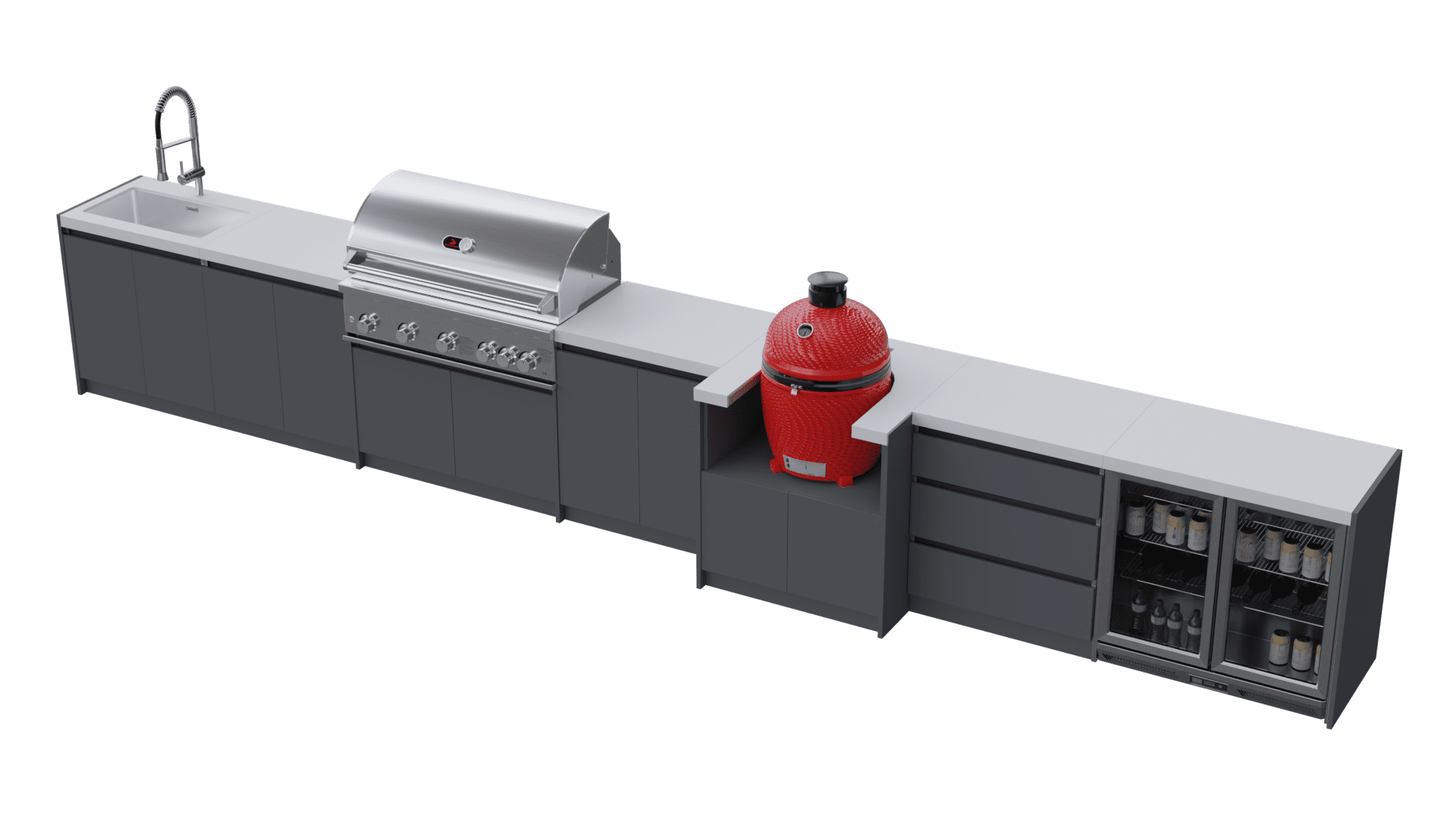 Whistler Grills - Fairford 7 Piece Outdoor Kitchen