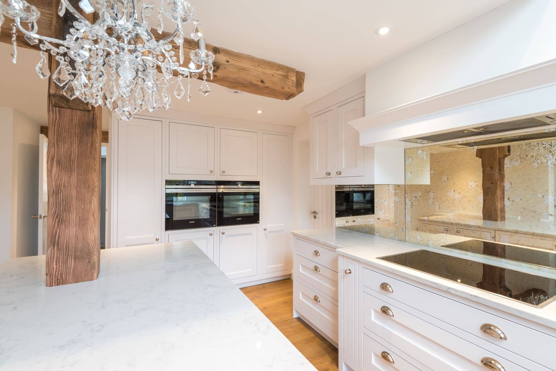 White Shaker In Frame Kitchen0002 | Stanford Design, Upminster
