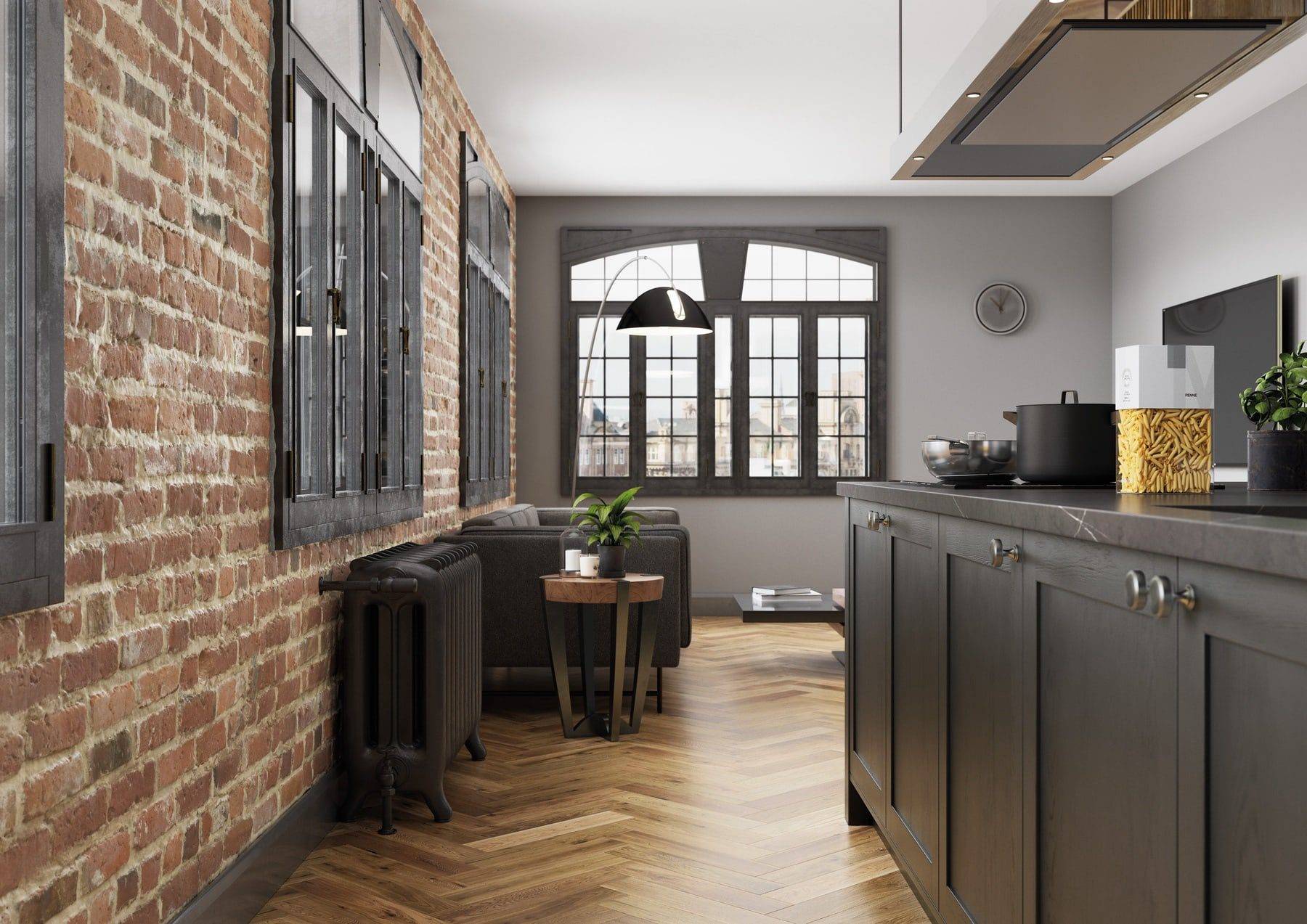Aldana Graphite Open Plan Kitchen | Stanford Design, Upminster