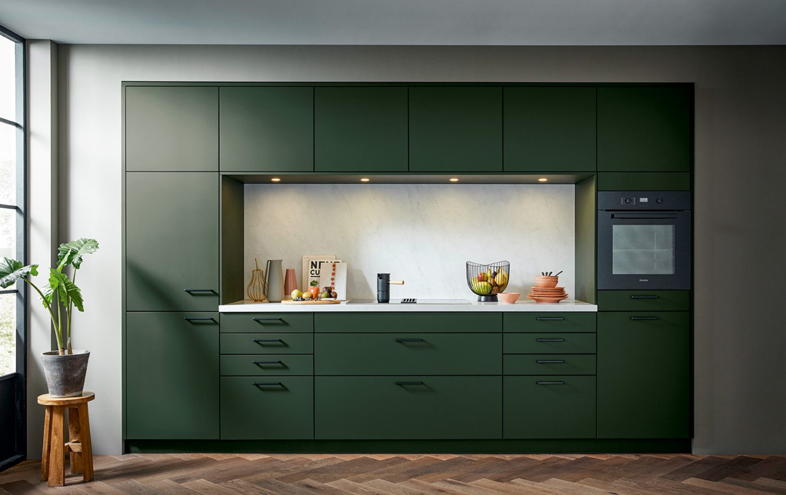 Schuller Vibrant Matt Compact Kitchen | Sia Kitchens, Hertfordshire
