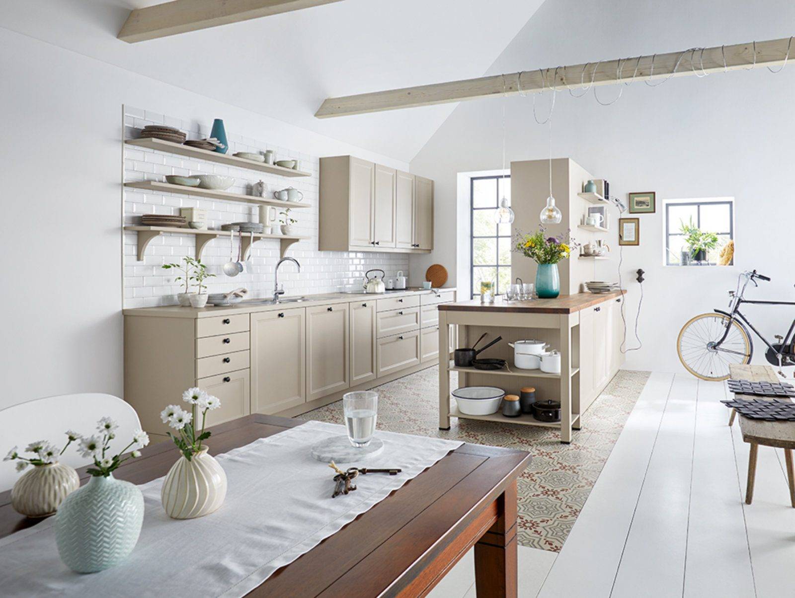 Schuller Light Shaker Kitchen With Island | Sia Kitchens, Hertfordshire