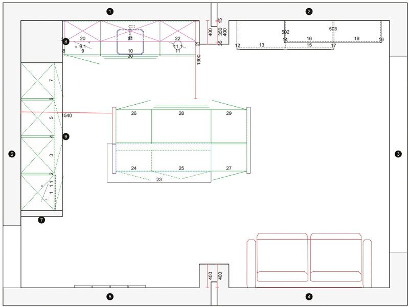 Leah Kit Plan | Portfolio Kitchens, Swinton