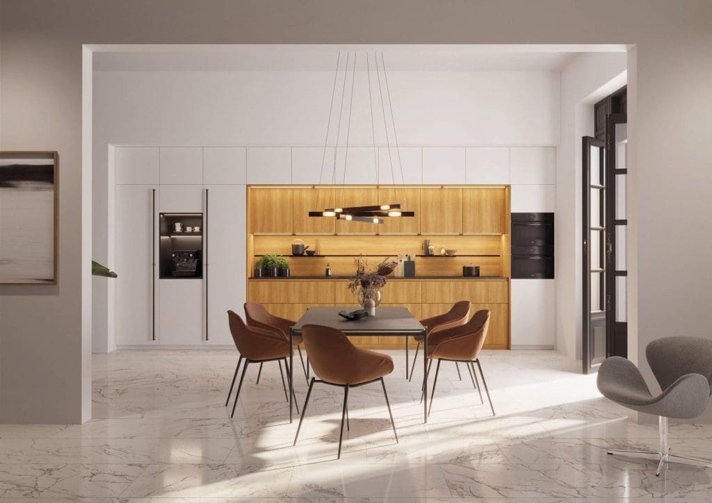 Rotpunkt Loft Nature Oak And Snow Kitchen | Portfolio Kitchens, Swinton