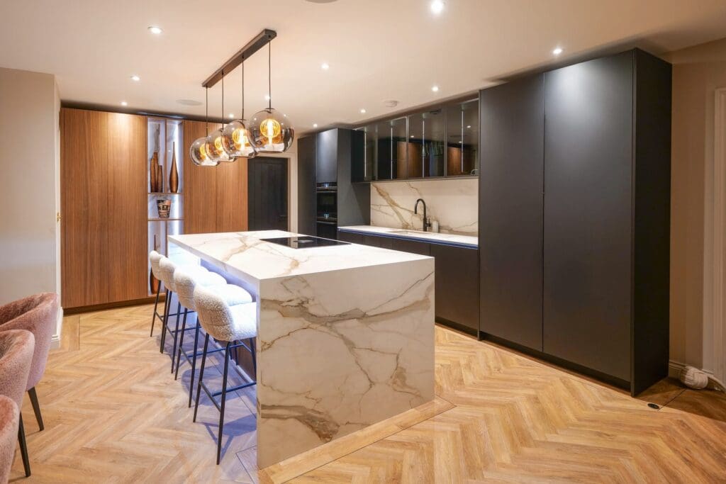 Luxury Rotpunkt German kitchen installation in Leigh