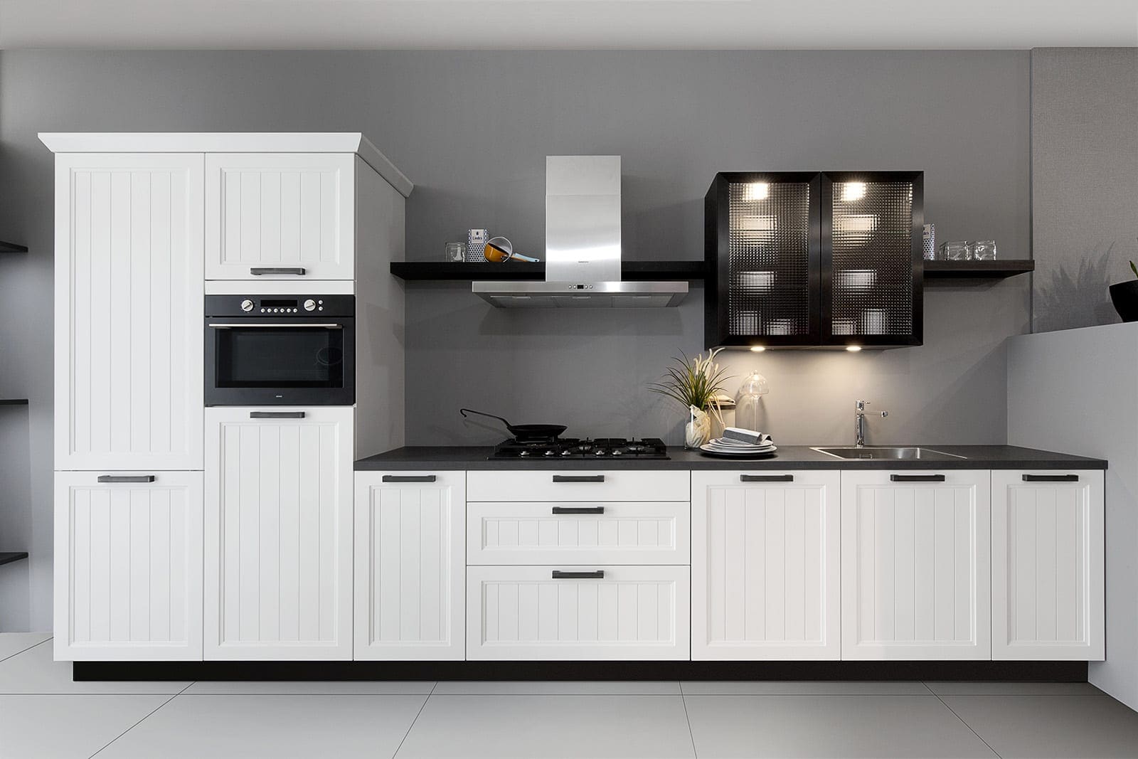 Rotpunkt White Shaker Compact Kitchen 1 | Qudaus Living, Sutton Coldfield