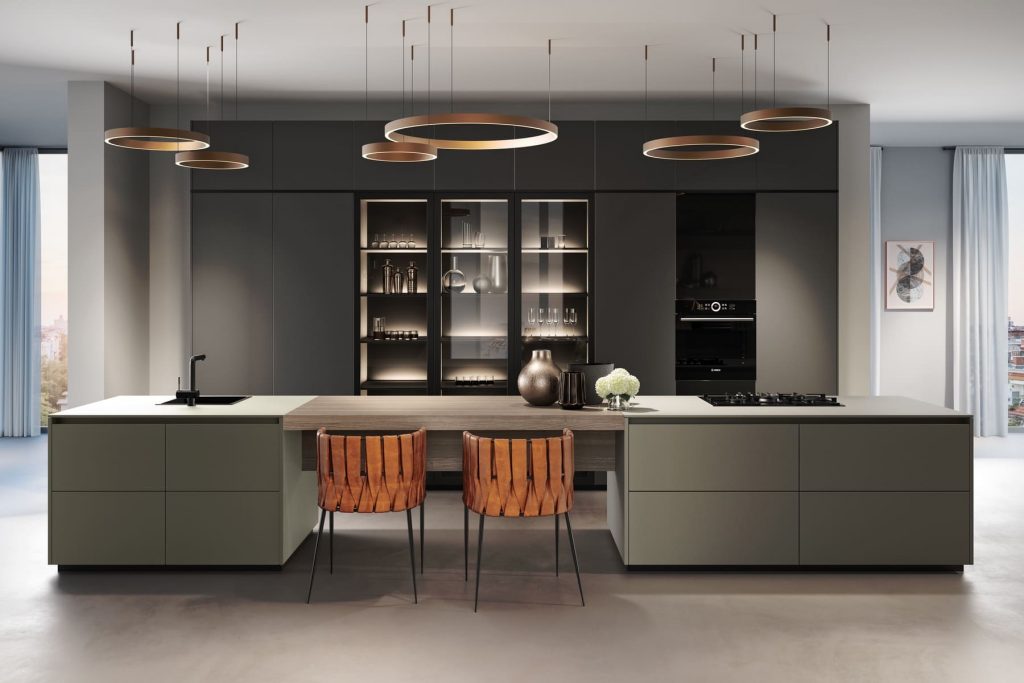 Rotpunkt Matt Handleless Kitchen With Island | Kitchens By Design, Herefordshire