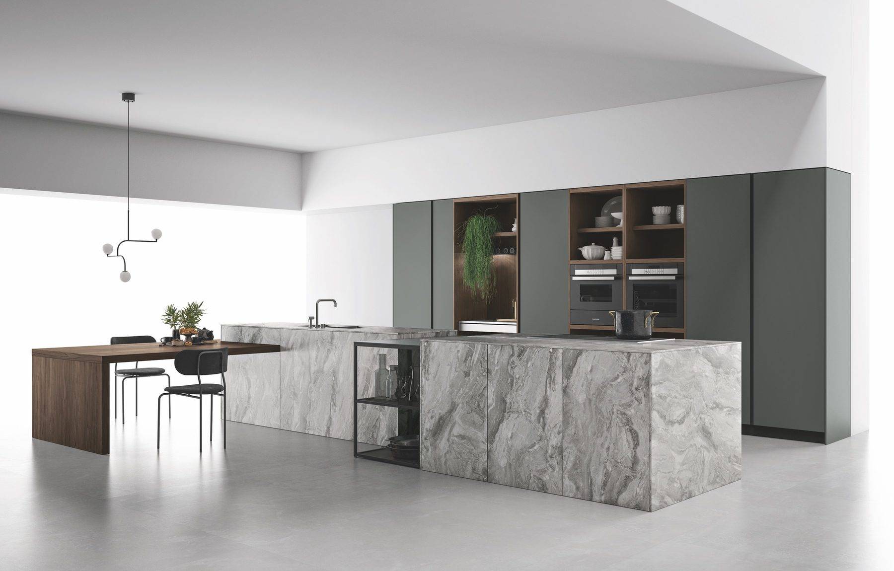 Doimo Ceramic Handleless Kitchen 1 | Vegas Kitchens, Folkestone