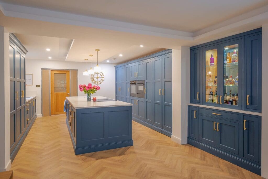 STORI kitchen - Belgravia in Parisian Blue - kitchen project in Swinton Manchester